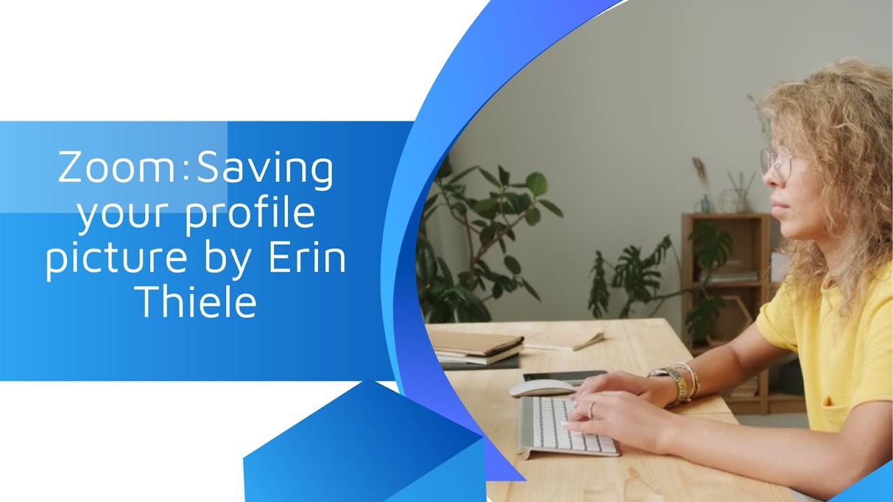 Saving Zoom Profile